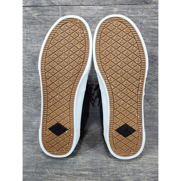 Sperry Soletide Mid Seacycled Black Sneakers Size 8 Womens - Picture 9 of 10